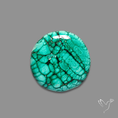 Malachite Cabochon Botryoidal Patterns
