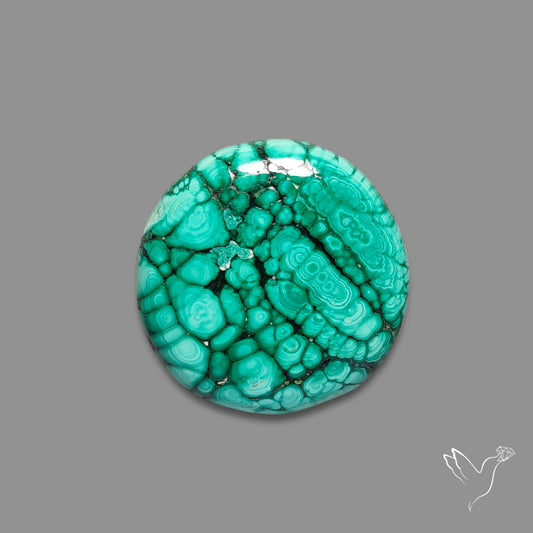 Malachite Cabochon Botryoidal Patterns