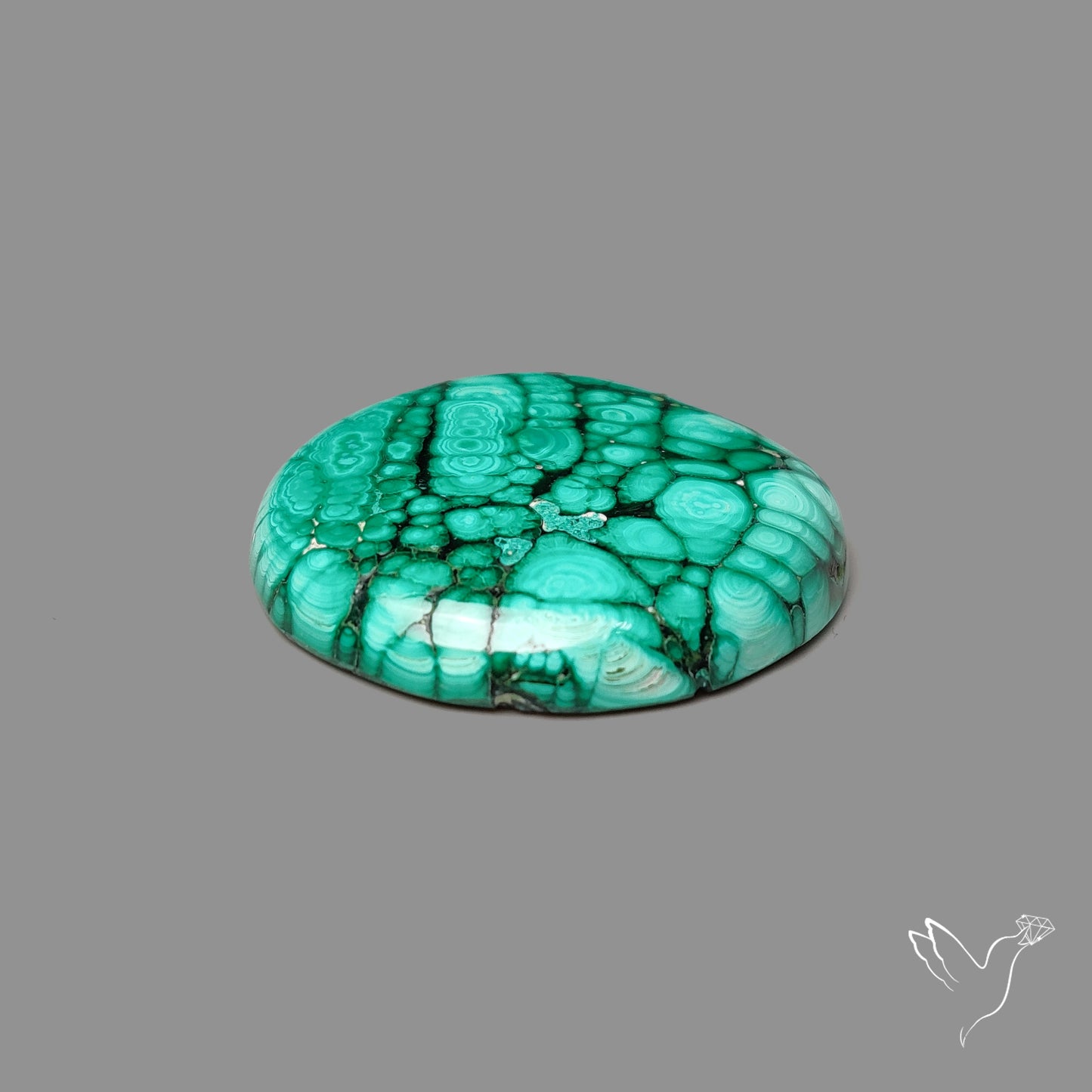 Malachite Cabochon Botryoidal Patterns