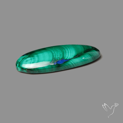 Malachite Cabochon with Rare Chattoyancy