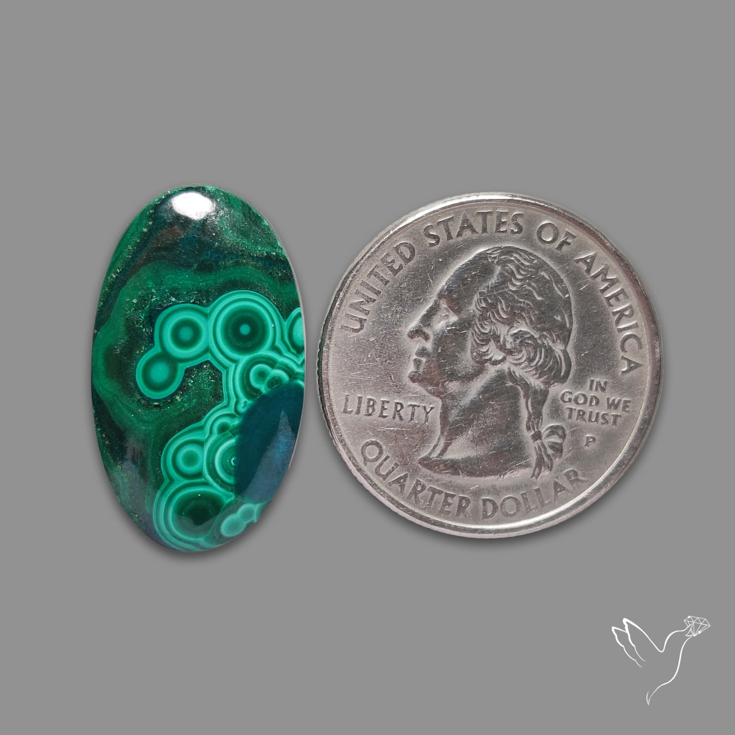 Malachite Cabochon Botryoidal Patterns