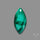 Malachite Cabochon with Rare Chattoyancy