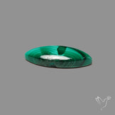 Malachite Cabochon with Rare Chattoyancy