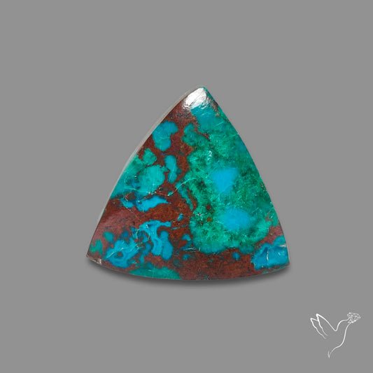 Peruvian Chrysocolla Malachite Cuprite Cabochon