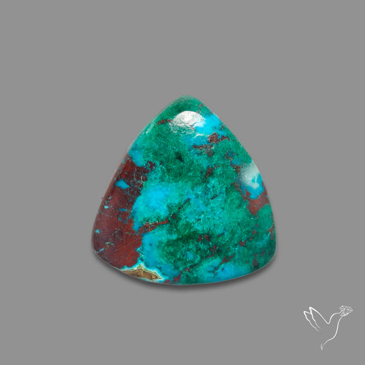 Peruvian Chrysocolla Malachite Cuprite Cabochon