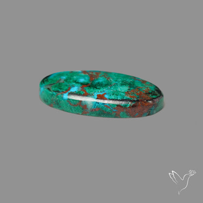 Peruvian Chrysocolla Malachite Cuprite Cabochon