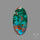 Peruvian Chrysocolla Malachite Cuprite Cabochon