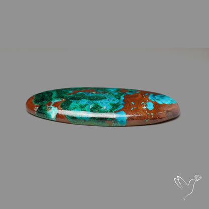 Peruvian Chrysocolla Malachite Cuprite Cabochon