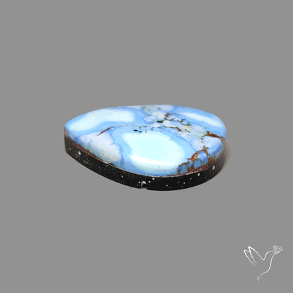 Rare Golden Hill Turquoise Cabochon (backed)