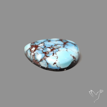 Rare Golden Hill Turquoise Cabochon (backed)