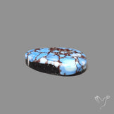 Rare Golden Hill Turquoise Cabochon (backed)
