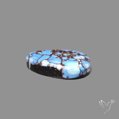 Rare Golden Hill Turquoise Cabochon (backed)