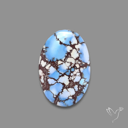Rare Golden Hill Turquoise Cabochon (backed)