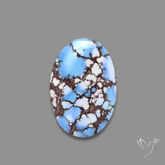 Rare Golden Hill Turquoise Cabochon (backed)