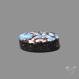 Rare Golden Hill Turquoise Cabochon (backed)