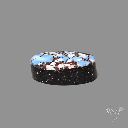 Rare Golden Hill Turquoise Cabochon (backed)