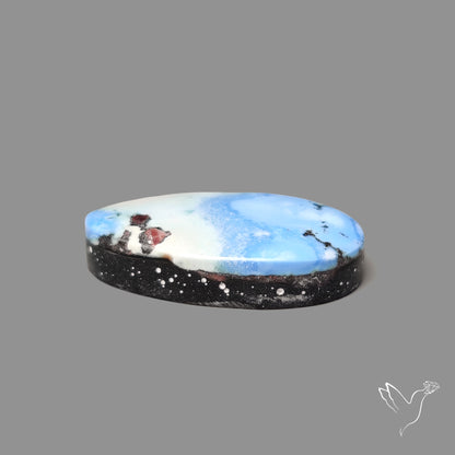 Rare Golden Hill Turquoise Cabochon (backed)