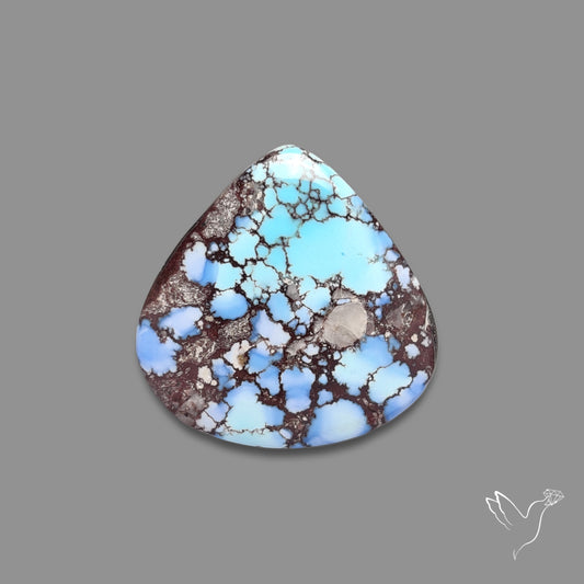Rare Golden Hill Turquoise Cabochon (backed)