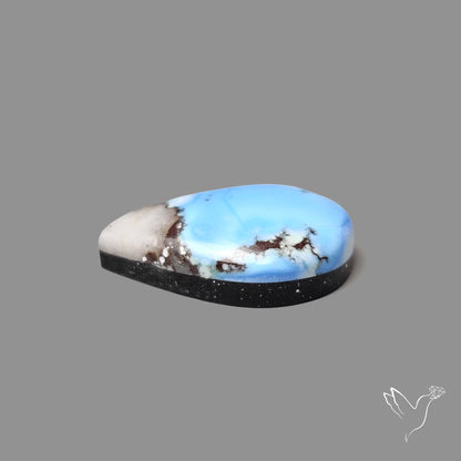 Rare Golden Hill Turquoise Cabochon (backed)