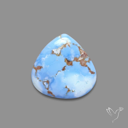 Rare Golden Hill Turquoise Cabochon (backed)