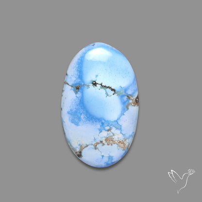 Rare Golden Hill Turquoise Cabochon (backed)