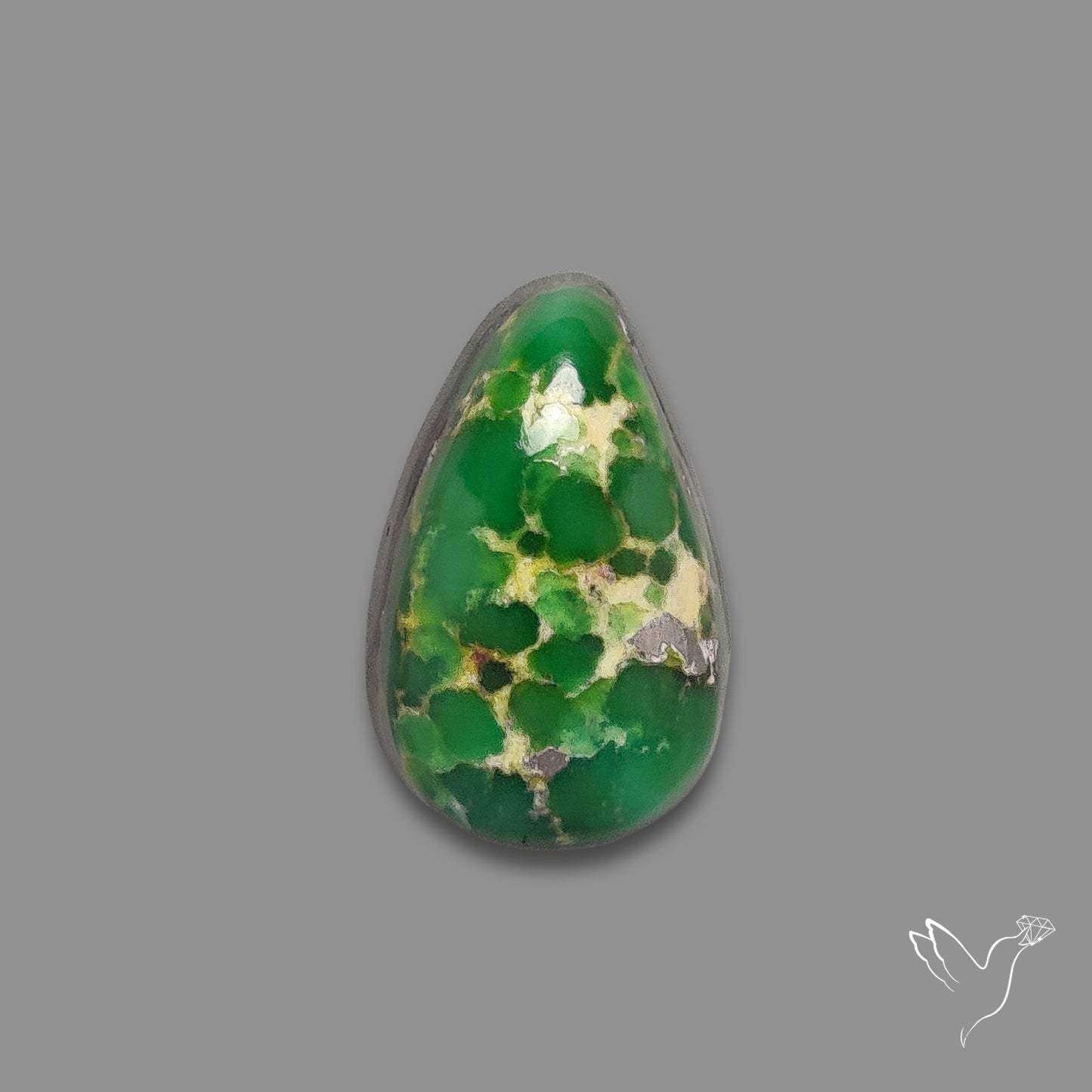 Sonoran Gold Turquoise Natural Green Cabochon