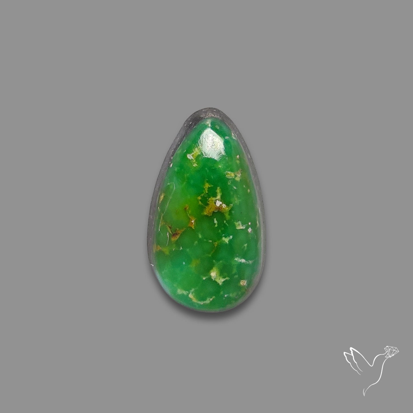 Sonoran Gold Turquoise Natural Green Cabochon