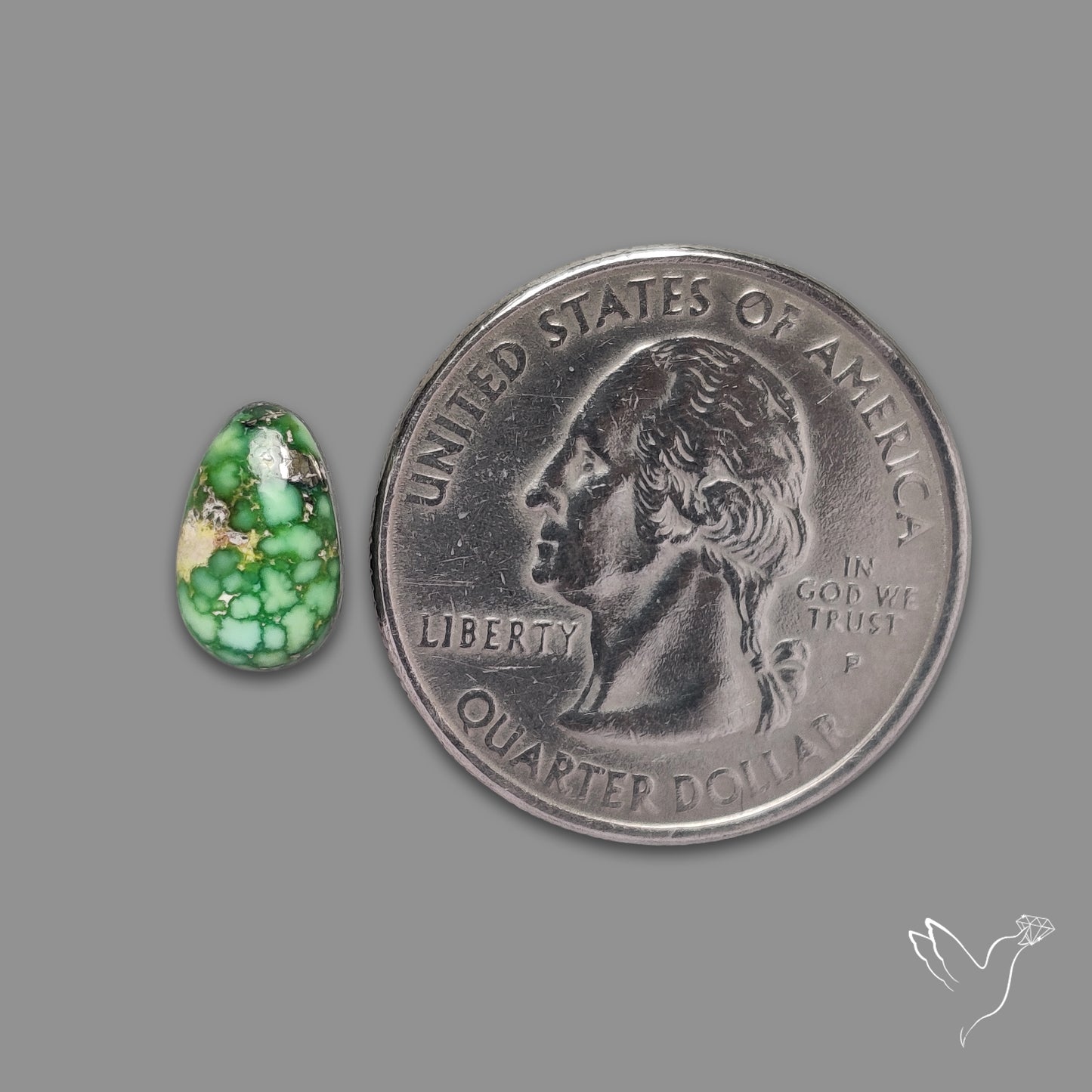 Sonoran Gold Turquoise Natural Green Cabochon