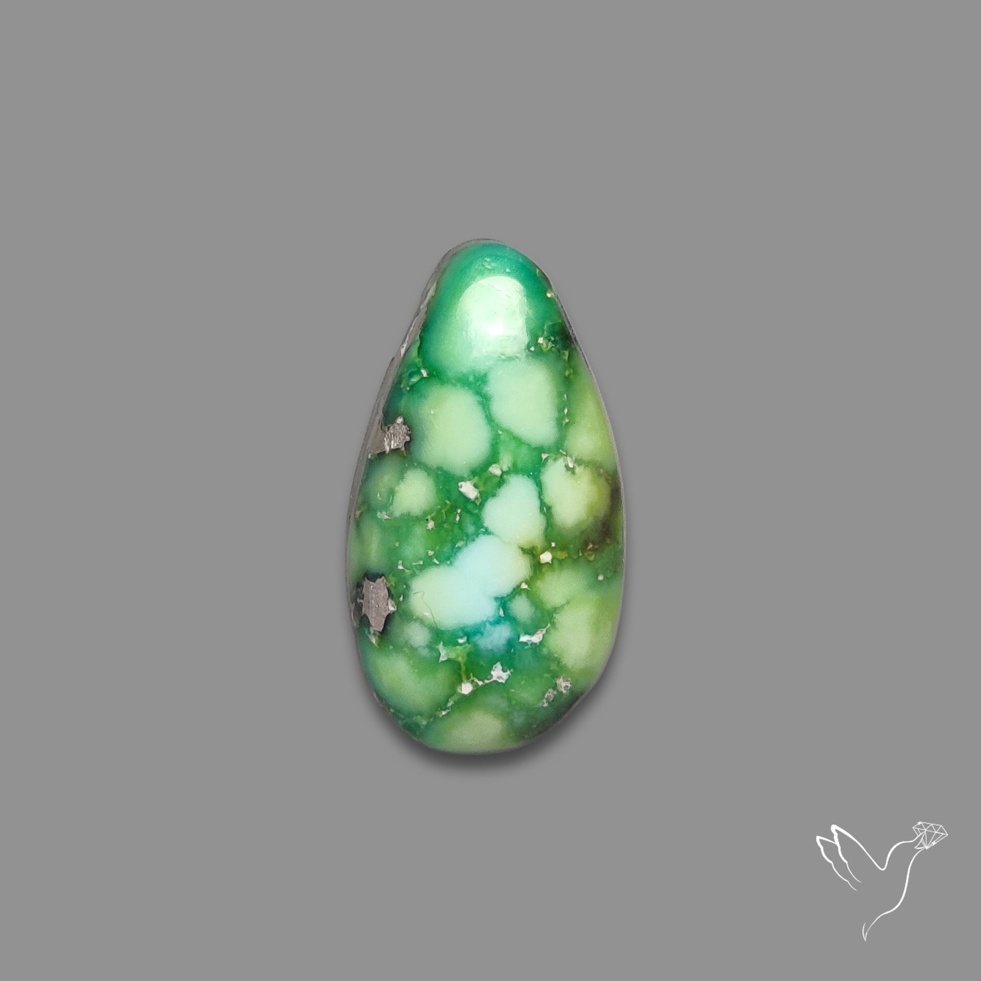 Sonoran Gold Turquoise Natural Green Cabochon