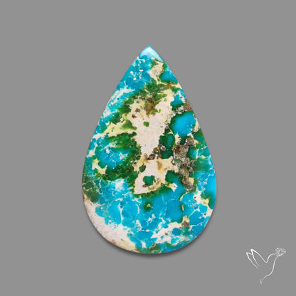 Sonoran Gold Turquoise Cabochon