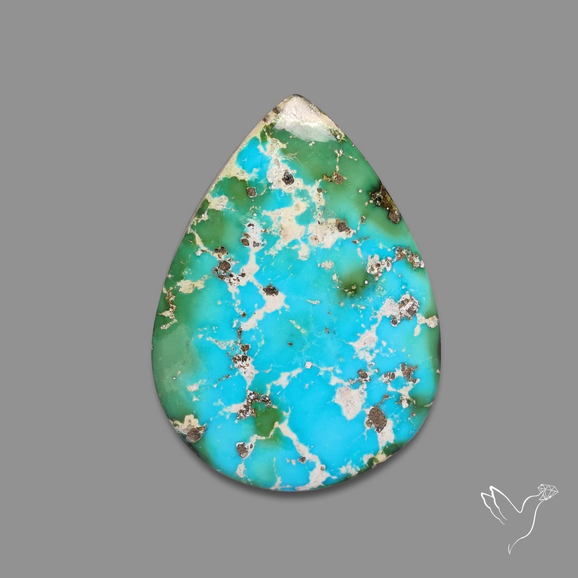 Sonoran Gold Turquoise Cabochon
