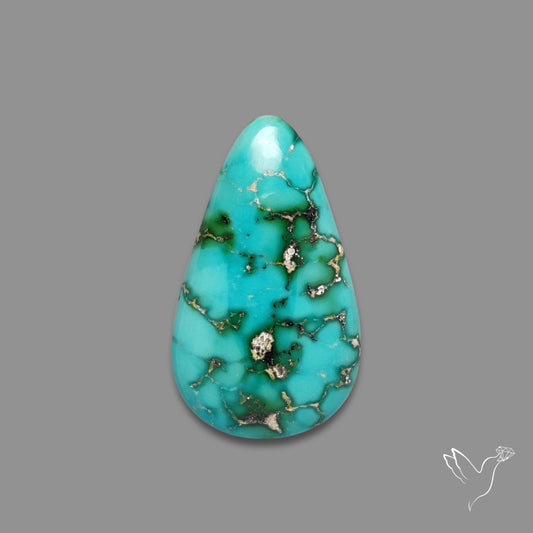 Sonoran Gold Turquoise Natural Green Cabochon