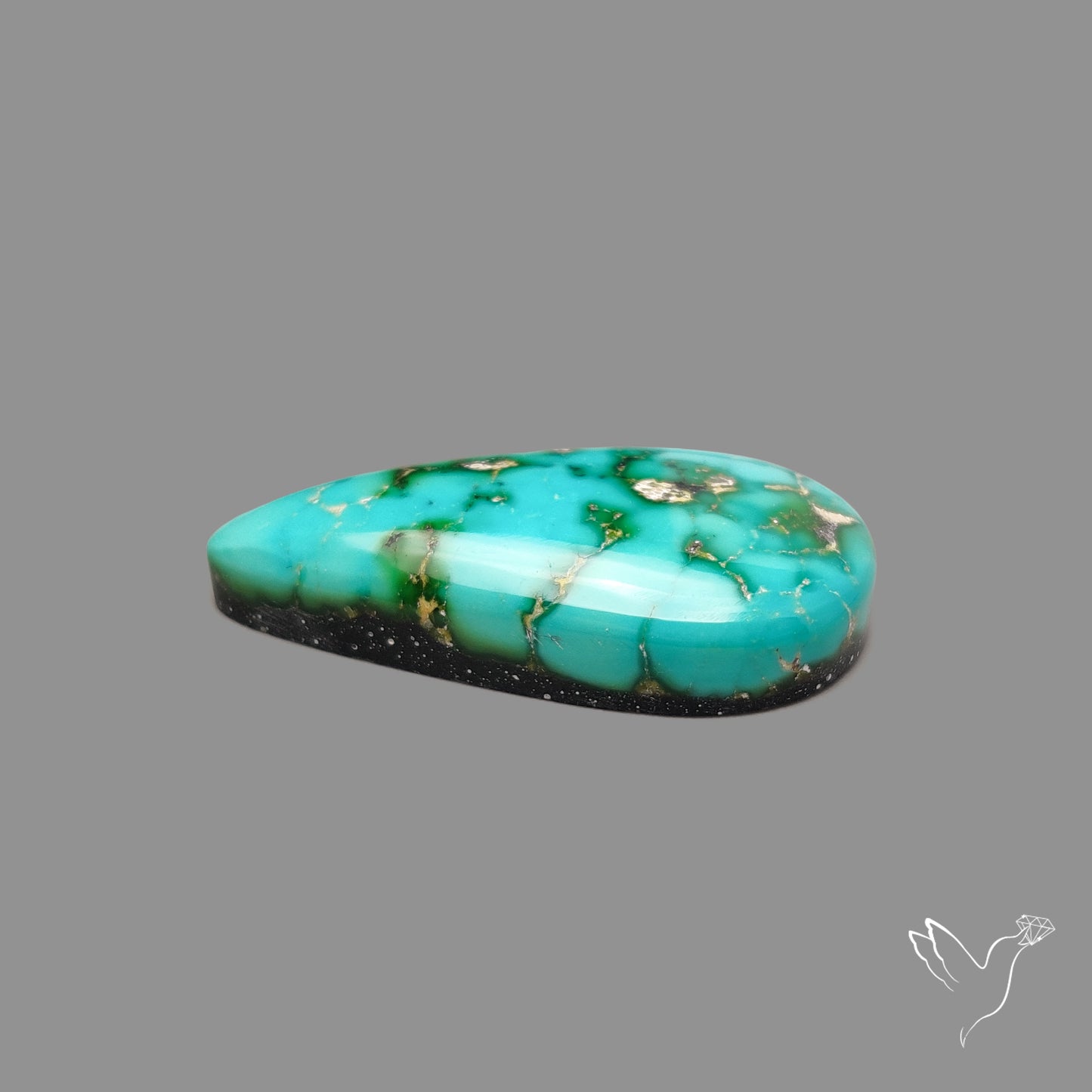 Sonoran Gold Turquoise Natural Green Cabochon