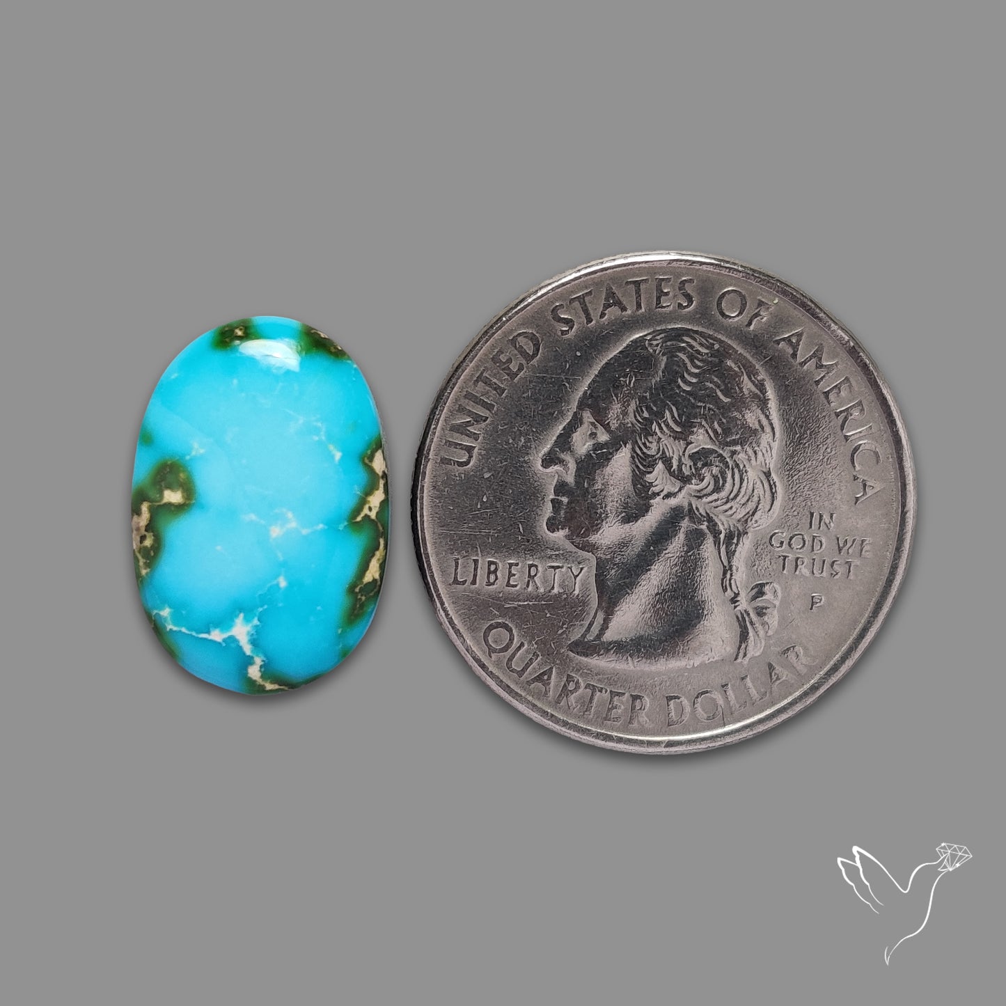 Sonoran Gold Turquoise Cabochon