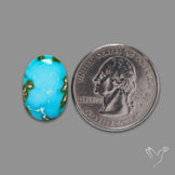 Sonoran Gold Turquoise Cabochon