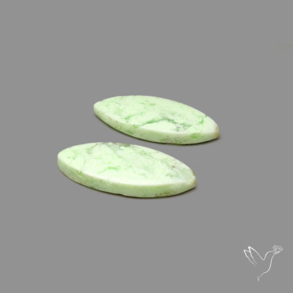 Citron Chrysoprase Pair