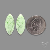 Citron Chrysoprase Pair