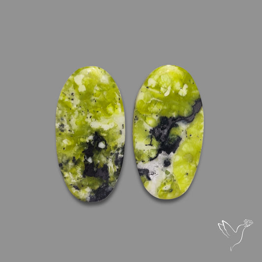 Lizardite Serpentine Pair