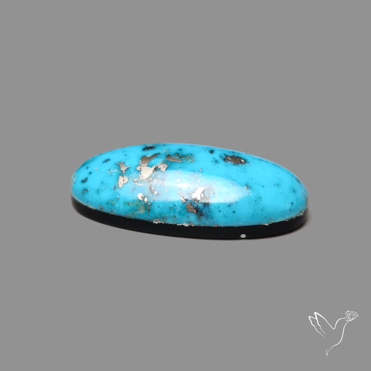 Morenci Turquoise With Pyrite Inclusions