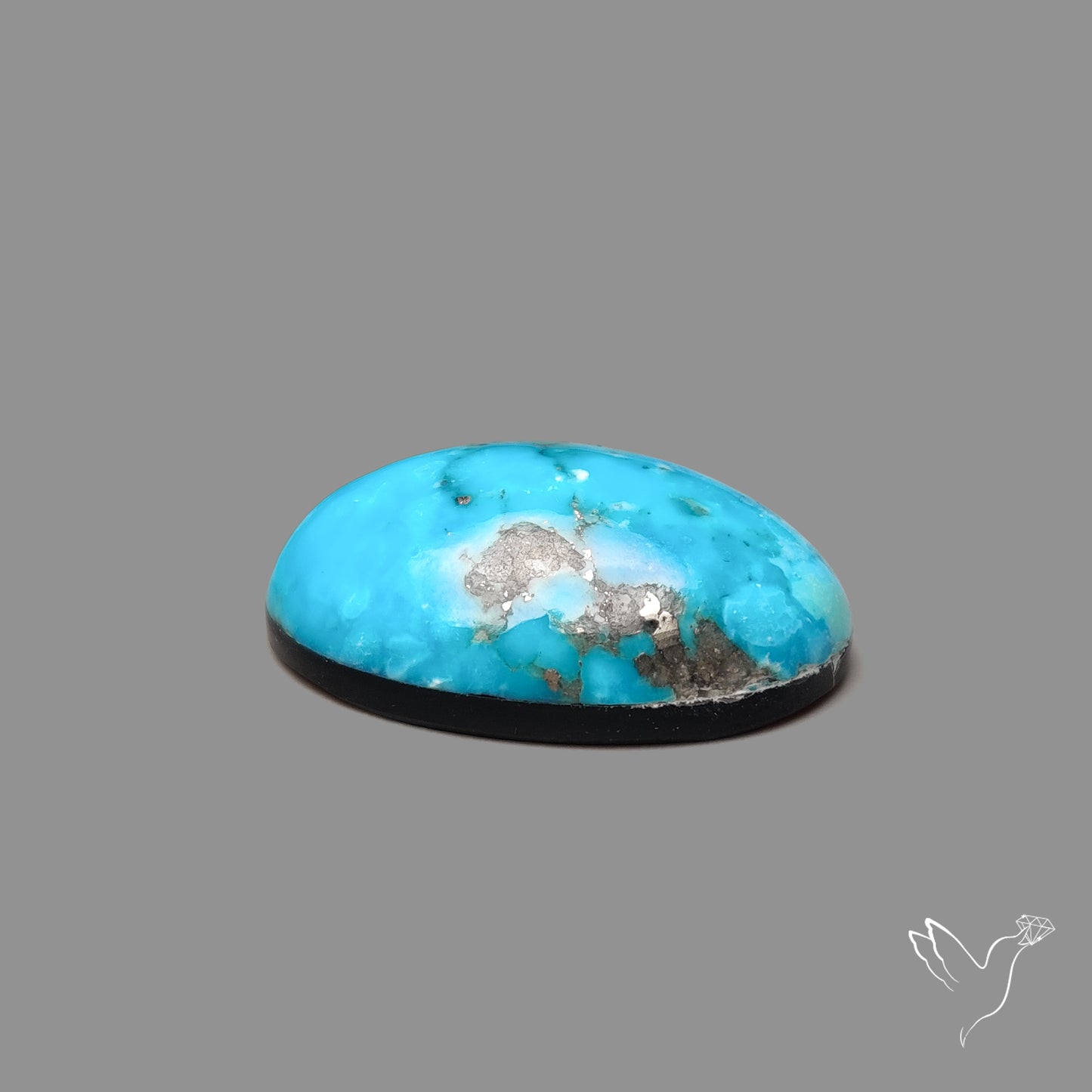 Morenci Turquoise With Pyrite Inclusions