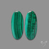 Green Malachite with Chattoyancy Pair