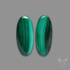 Green Malachite with Chattoyancy Pair