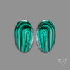 Chrysocolla In Malachite Pair