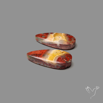 Snakeskin Jasper Pair