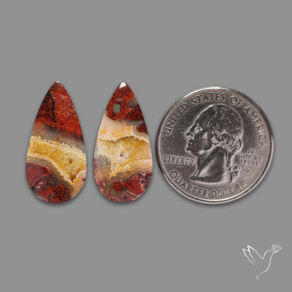 Snakeskin Jasper Pair