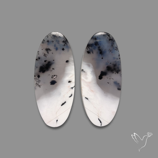 Dendritic Opal Pair