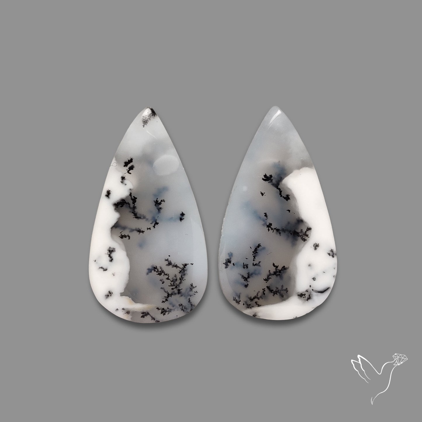 Dendritic Opal Pair