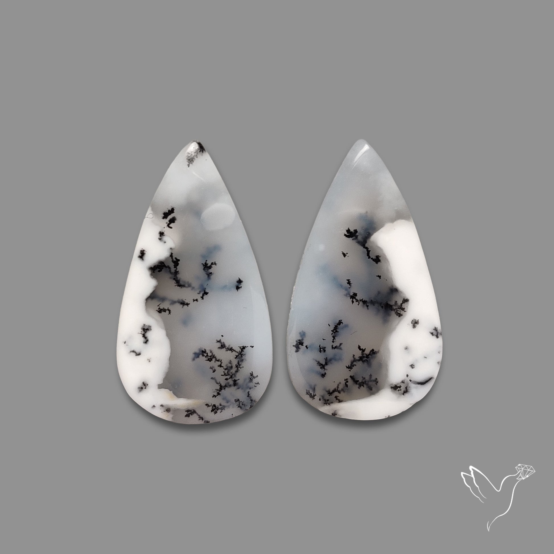 Dendritic Opal Pair