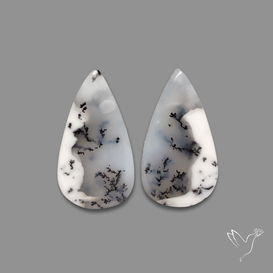 Dendritic Opal Pair