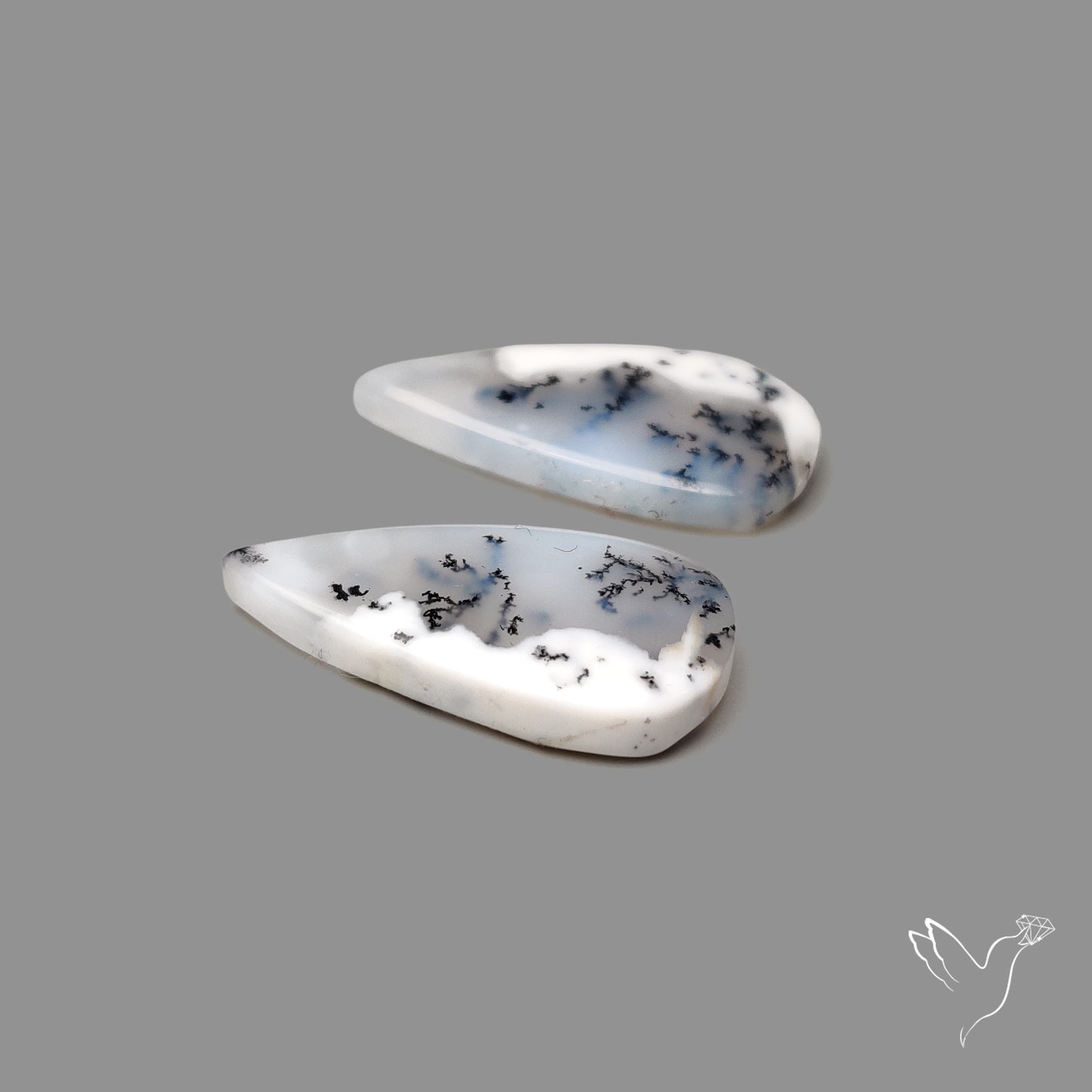 Dendritic Opal Pair